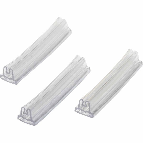 Label Holder, 1.18in W, Pack of 500 Each, Clear PVC, 500PK